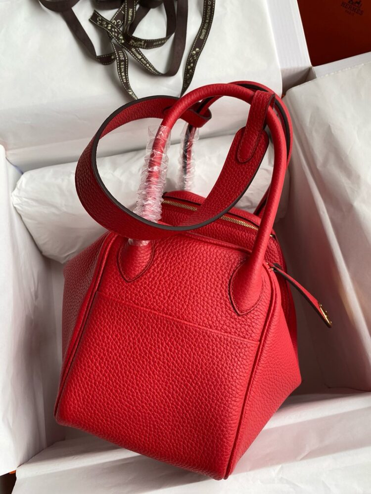 Hermes Lindy 26cm Bag Original Taurillon Clemence Leather