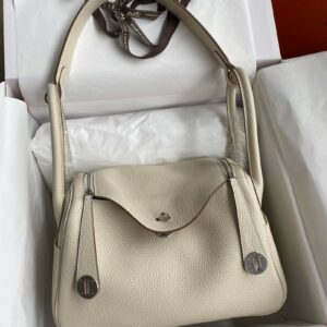 Hermes Lindy 26cm Bag Original Taurillon Clemence Leather 07