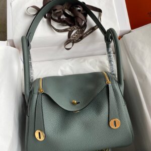 Hermes Lindy 26cm Bag Original Taurillon Clemence Leather 10