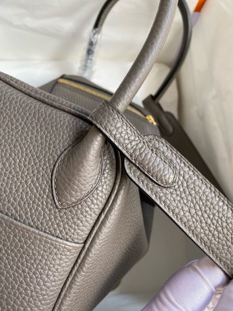 Hermes Lindy 26cm Bag Original Taurillon Clemence Leather