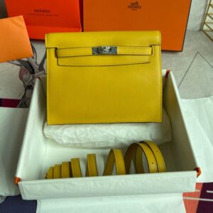 Hermes Kelly Danse 22cm Bag Evercolor Leather 10