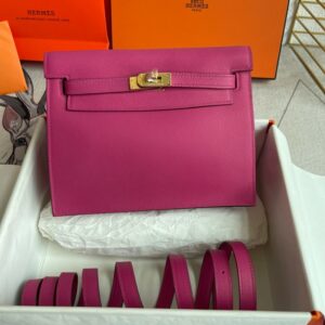 Hermes Kelly Danse 22cm Bag Evercolor Leather 17