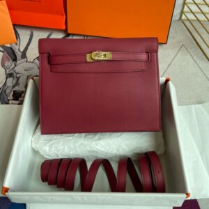Hermes Kelly Danse 22cm Bag Evercolor Leather 21