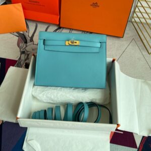 Hermes Kelly Danse 22cm Bag Evercolor Leather 35
