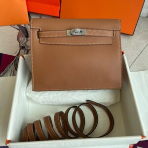 Hermes Kelly Danse 22cm Bag Evercolor Leather 45