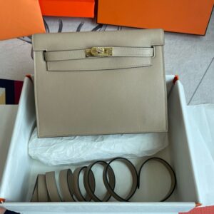 Hermes Kelly Danse 22cm Bag Evercolor Leather 48