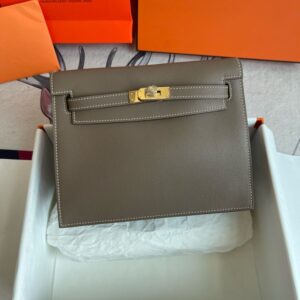 Hermes Kelly Danse 22cm Bag Evercolor Leather 52