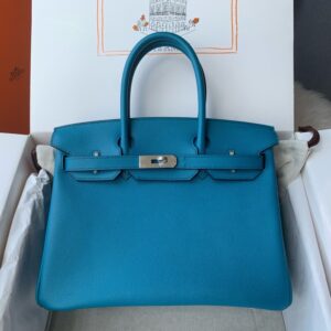Hermes Birkin 30cm Bag Original Epsom Leather Full Handmade 21