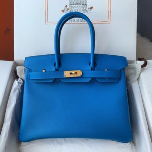 Hermes Birkin 30cm Bag Original Epsom Leather Full Handmade 25