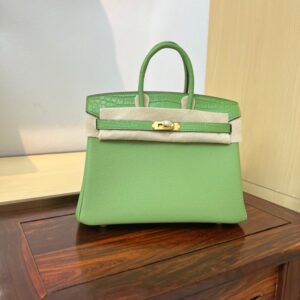 Hermes Birkin Touch Bag 25cm Togo and Niloticus Crocodile Leather