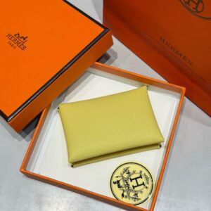 Hermes Calvi Duo Card Holder Wallet 07