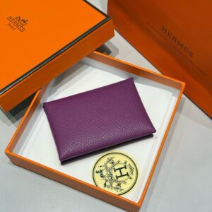 Hermes Calvi Duo Card Holder Wallet 16