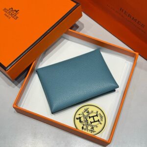 Hermes Calvi Duo Card Holder Wallet 17