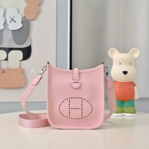 Hermes Evelyne Mini 17cm Bag TC Clemence Leather 19