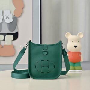 Hermes Evelyne Mini 17cm Bag TC Clemence Leather 20