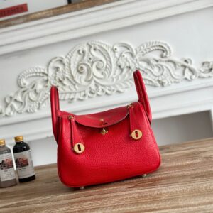 Hermes Lindy Mini 19cm Bag Taurillon Clemence Leather 06