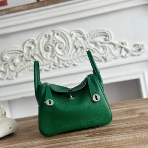 Hermes Lindy Mini 19cm Bag Taurillon Clemence Leather 17