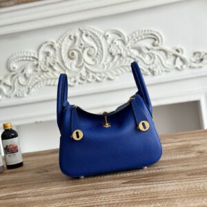 Hermes Lindy Mini 19cm Bag Taurillon Clemence Leather 20