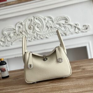 Hermes Lindy Mini 19cm Bag Taurillon Clemence Leather 38