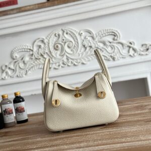 Hermes Lindy Mini 19cm Bag Taurillon Clemence Leather 39