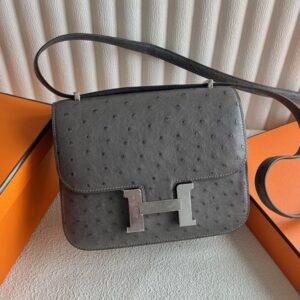 Hermes Mini Constance 19 Bag Ostrich Leather 10