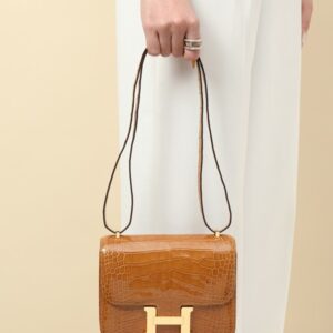 Hermes Mini Constance 19 Bag Niloticus Crocodile Leather 05