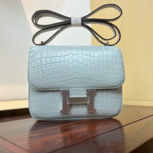 Hermes Mini Constance 19 Bag Shiny Alligator Crocodile 25