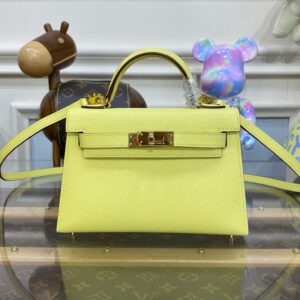 Hermes Mini Kelly II Bag 19cm Original Calfskin Leather 03
