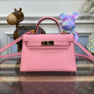 Hermes Mini Kelly II Bag 19cm Original Calfskin Leather 20