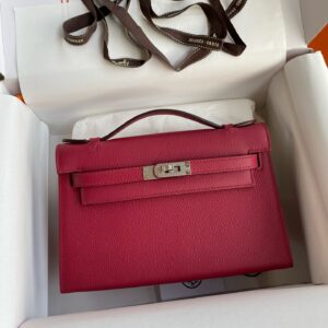 Hermes Mini Kelly Pochette Bag 22cm Epsom Leather 22