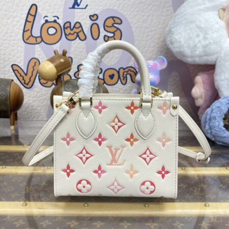 Top Quality LV Onthego Bb White
