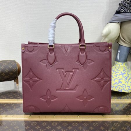 Top Quality LV Onthego Bordeaux