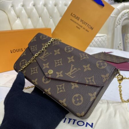 Top Quality LV Félicie Pochette Brown