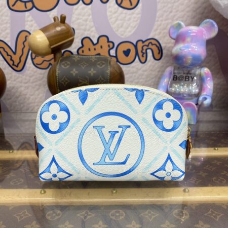 Top Quality LV Pochette Cosmétique Blue