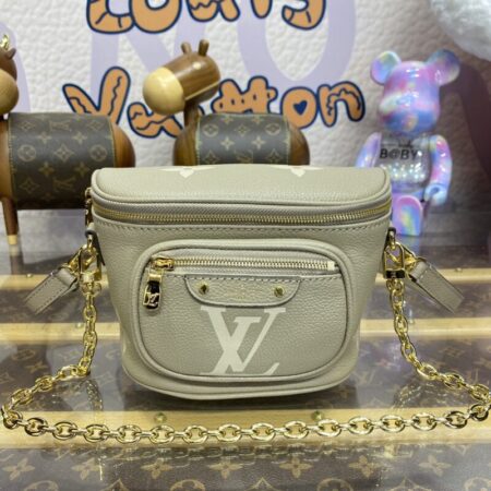 Top Quality LV Bumbag Mini Beige