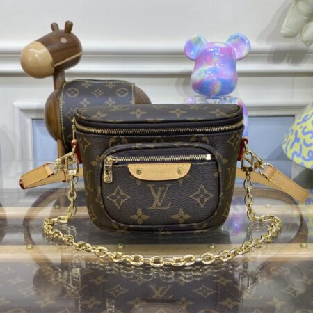 Top Quality LV Bumbag Mini Brown