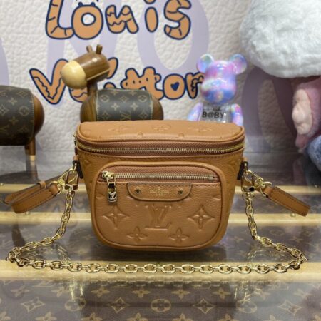 Top Quality LV Bumbag Mini Full Brown