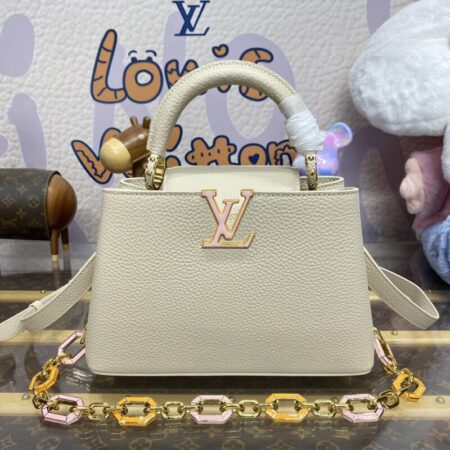 Top Quality LV Capucines Beige