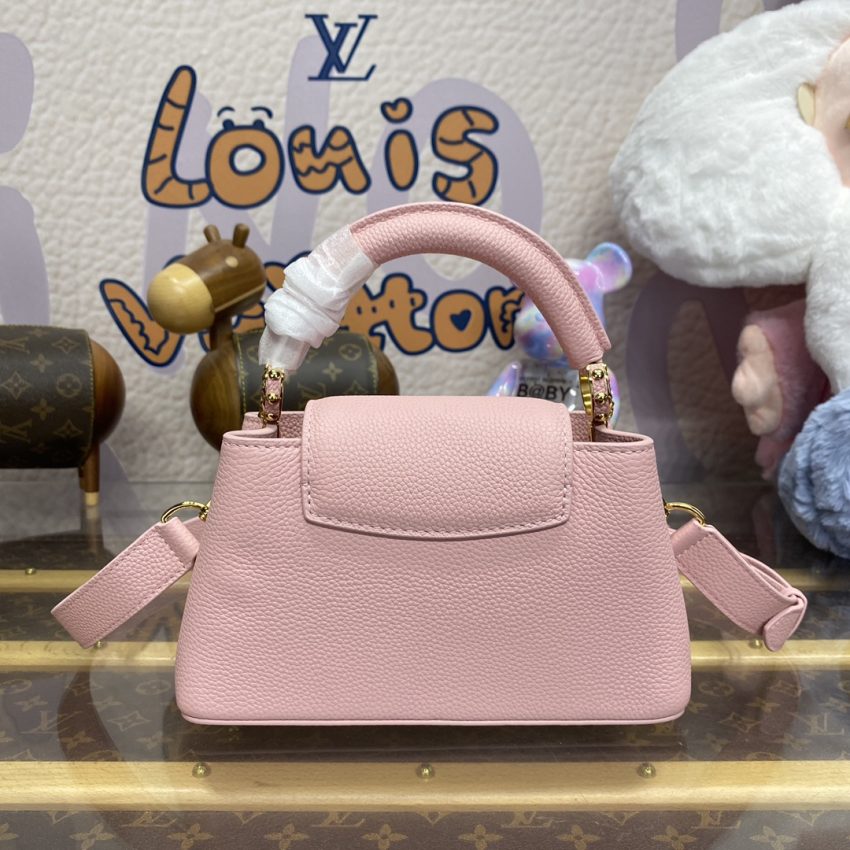 Top Quality LV Capucines East West Pink