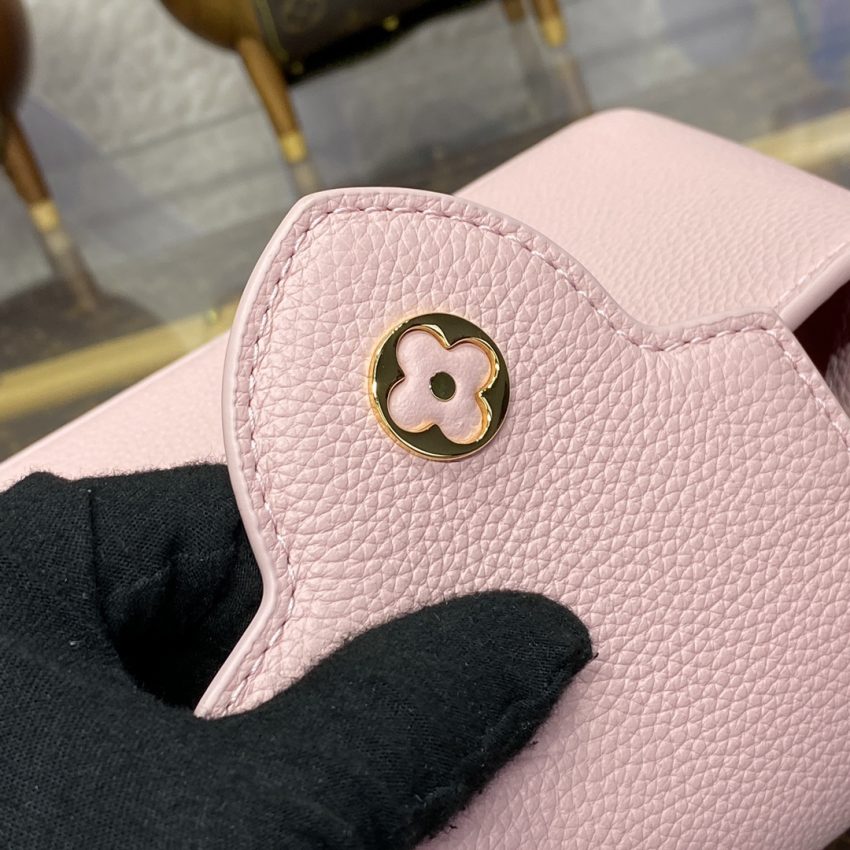 Top Quality LV Capucines East West Pink