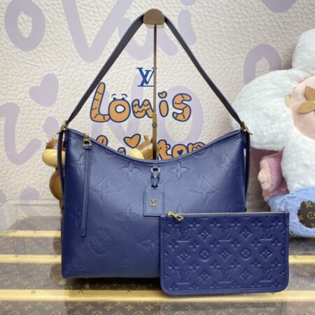 Top Quality LV Carry All MM Dark Blue