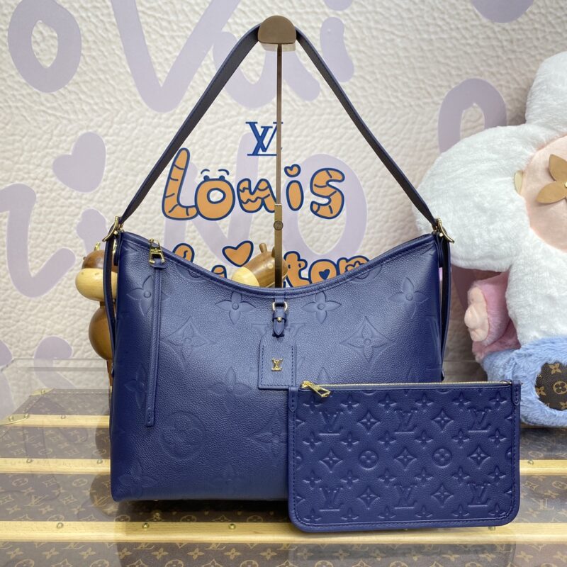 Top Quality LV Carry All MM Dark Blue