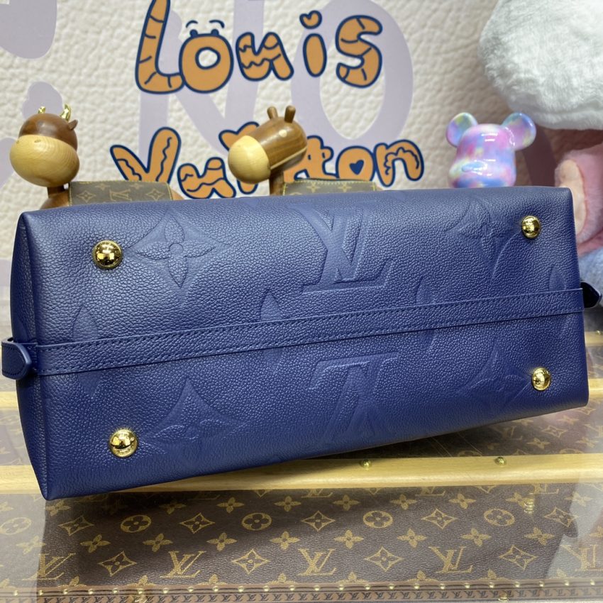 Top Quality LV Carry All MM Dark Blue