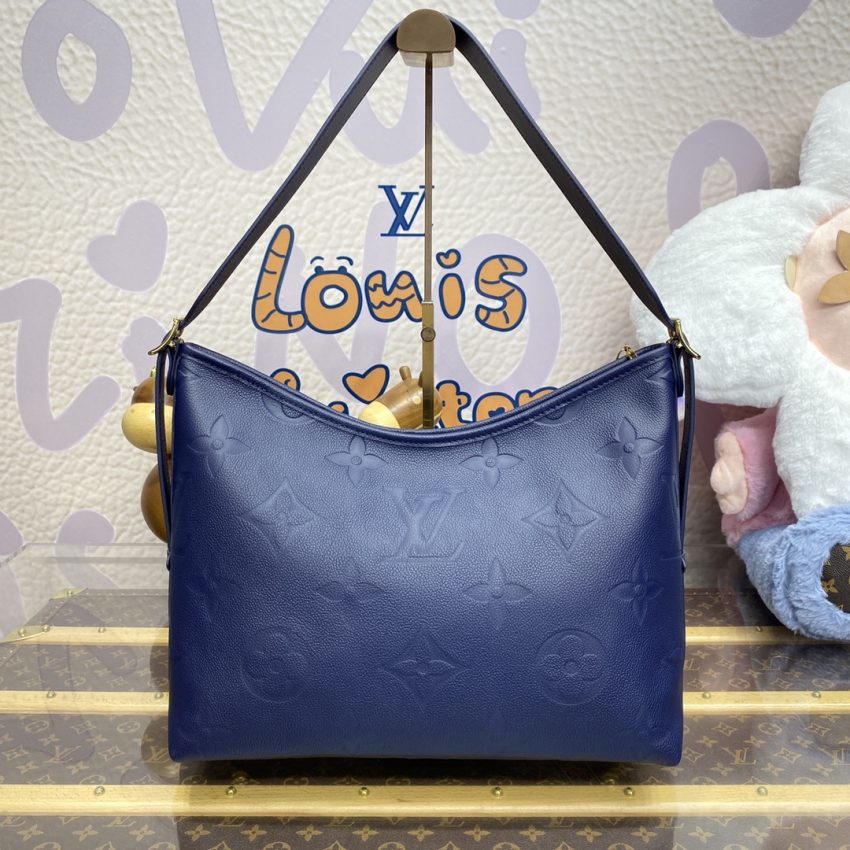 Top Quality LV Carry All MM Dark Blue