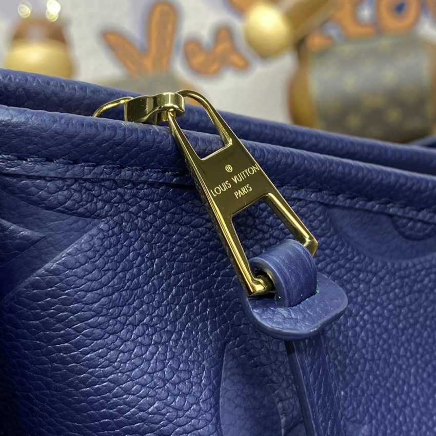 Top Quality LV Carry All MM Dark Blue