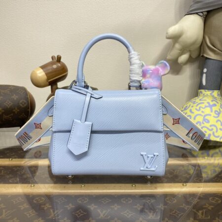Top Quality LV Cluny Mini Sky Blue