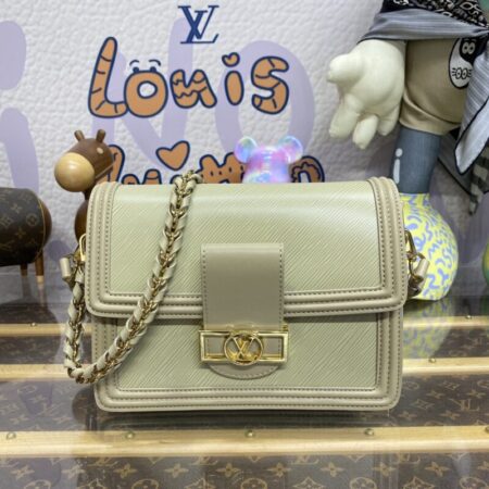 Top Quality LV Dauphine Mini Beige