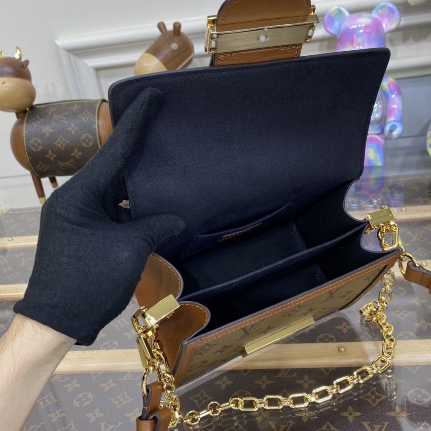 Top Quality LV Dauphine Mini Brown