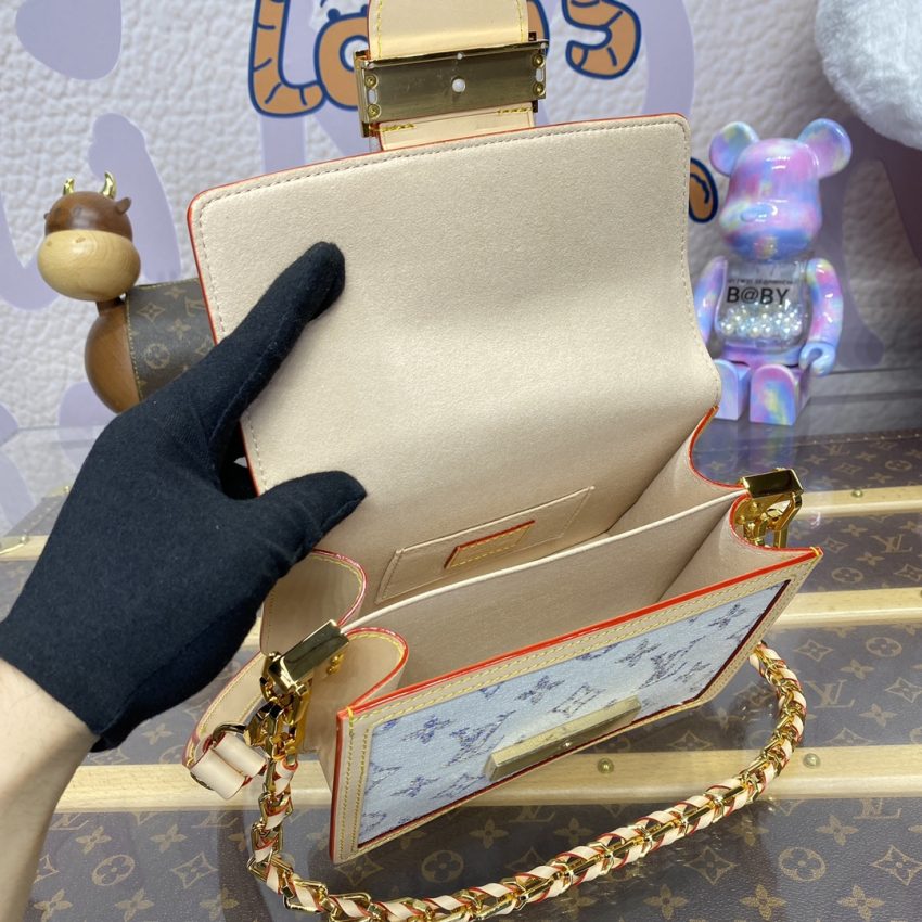 Top Quality LV Dauphine Mini Light Blue