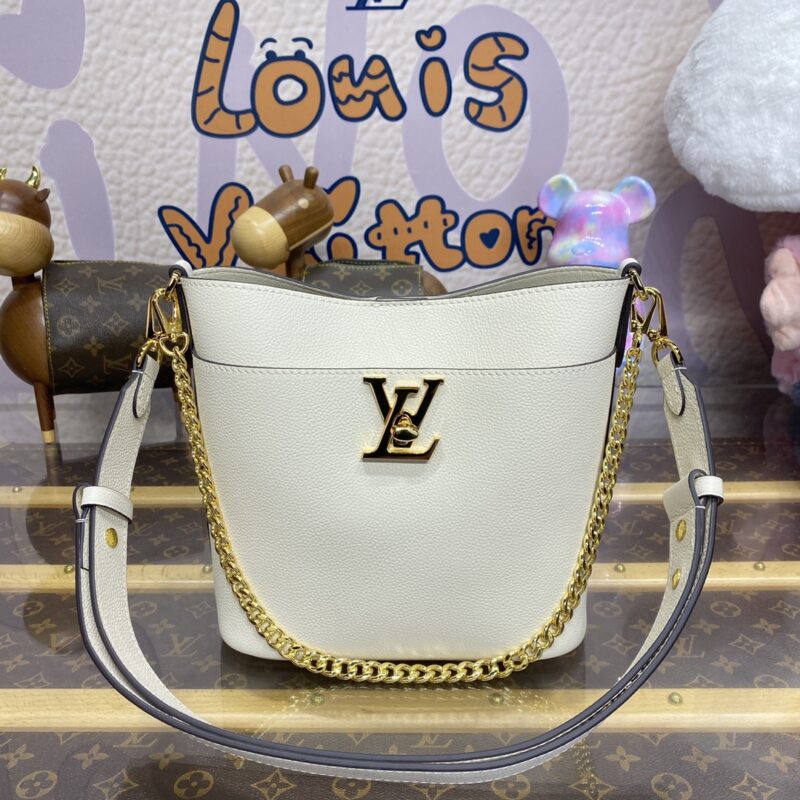 Top Quality LV Lock And Walk Beige